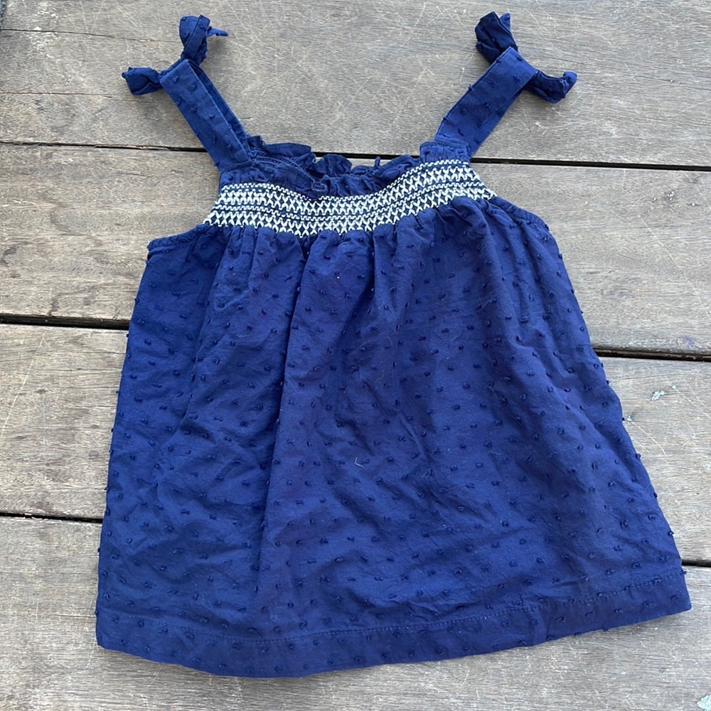 S Crown and Ivy kids tank top